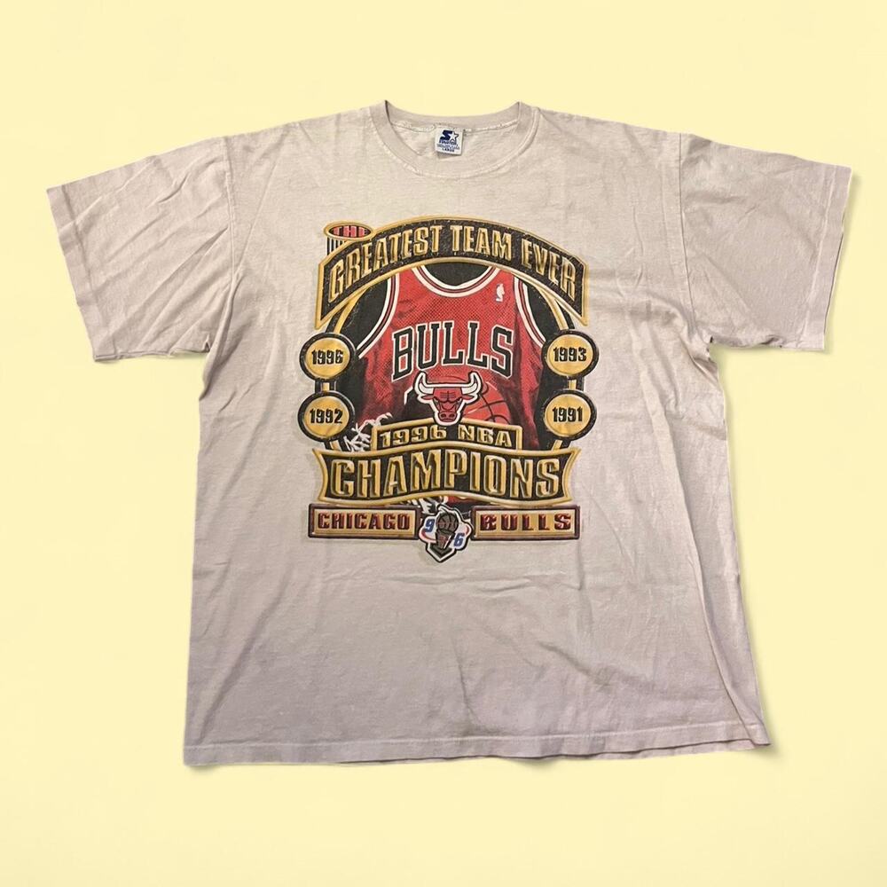 1996 Chicago Bulls Greatest Team Ever Championship Tee